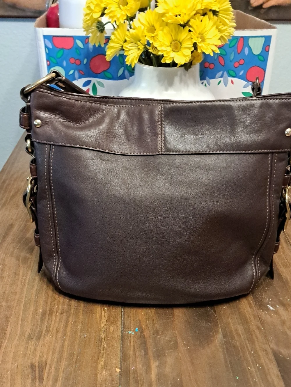 Coach Zoe Hobo, a classic slouchy leather handbag Gorgeous💙2008 - 2009 - Picture 6 of 14